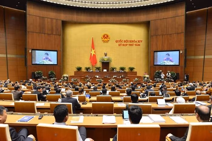 Toàn cảnh phiên làm việc cuối cùng của kì họp thứ 8 Quốc hội khóa XIV