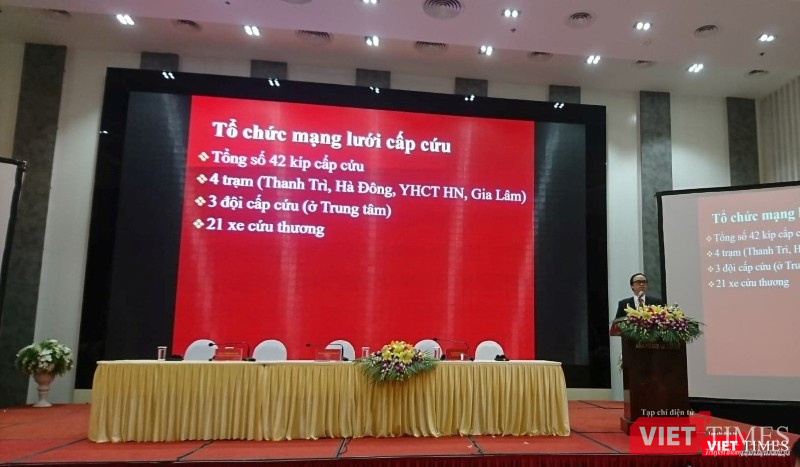 Bác sĩ Nguyễn Thành - Giám đốc Trung tâm cấp cứu 115 Hà Nội chia sẻ về tình hình khó khăn trong cấp cứu trước viện.