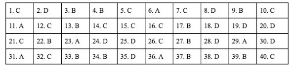 Đáp án môn Lịch sử kì thi THPT Quốc gia 2019 mã đề 315 theo gợi ý của tuyensinh247