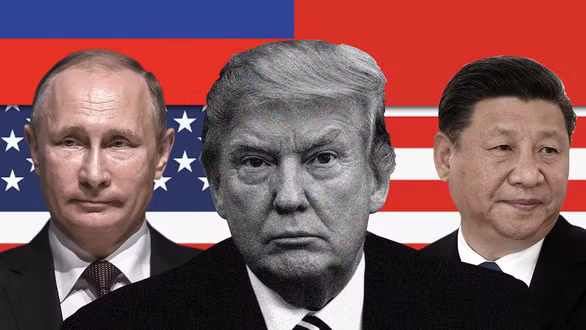 Trong cuộc chiến tranh thế giới phức hợp hiện nay, Mỹ phải cùng một lúc đối đầu với Trung Quốc-đối thủ kinh tế chủ yếu và Nga-đối thủ quân sự hàng đầu