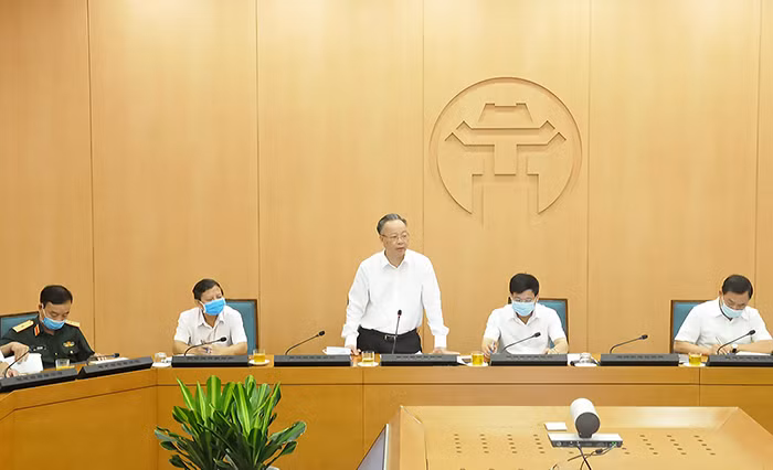 Phó Chủ tịch Thường trực UBND TP Hà Nội Nguyễn Văn Sửu. Ảnh: UBND TP. HN