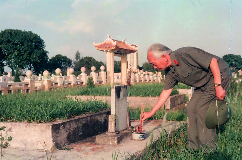 Đại tưỡng Võ Nguyên Giáp (Ảnh: Trần Hồng)