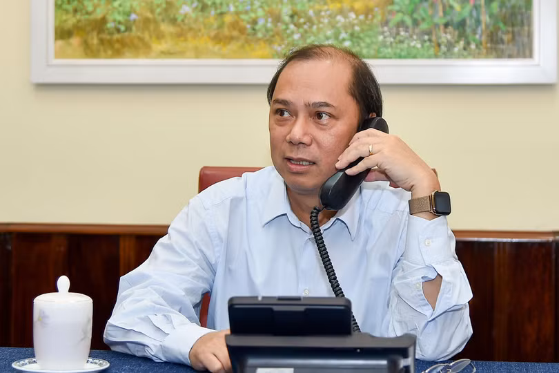 Thứ trưởng Bộ Ngoại giao Nguyễn Quốc Dũng điện đàm với bà Heather Wheeler, Quốc Vụ khanh, Bộ Ngoại giao Anh