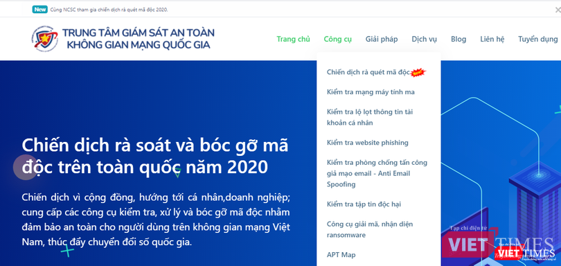 Hàng loạt công cụ rà soát và bóc gỡ mã độc đã được cập nhật trên website của Trung tâm Giám sát an tòn không gian mạng Quốc gia. Hàng loạt công cụ rà soát và bóc gỡ mã độc đã được cập nhật trên website của Trung tâm Giám sát an tòn không gian mạng Quốc gia.