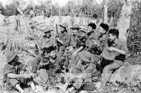 ác chiến sỹ giải phóng sau một trận đánh tại Thành cổ Quảng Trị. Ảnh Tư liệu TTXVN