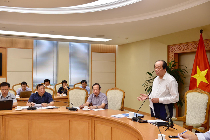 Bộ trưởng, Chủ nhiệm VPCP Mai Tiến Dũng, Tổ trưởng Tổ công tác của Thủ tướng chủ trì buổi làm việc Bộ trưởng, Chủ nhiệm VPCP Mai Tiến Dũng, Tổ trưởng Tổ công tác của Thủ tướng chủ trì buổi làm việc