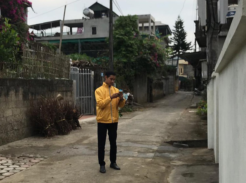 Ngô Đức Anh, nhân viên Bưu điện tỉnh Lào Cai góp công thu thập gần 2.000 địa chỉ cho Bản đồ số Vmap