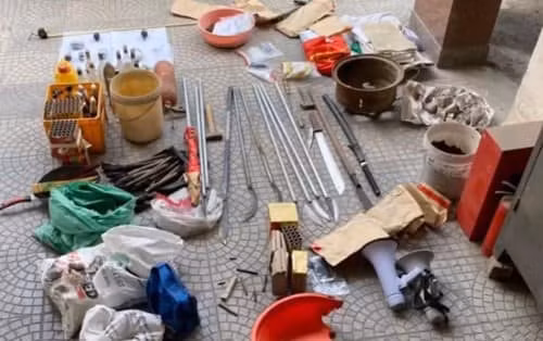 Số hung khí, vũ khí nguy hiểm cơ quan Công an thu giữ của các đối tượng