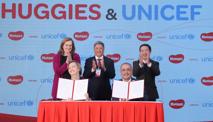 UNICEF và Huggies công bố dự định hợp tác tại Việt Nam