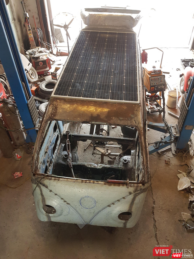 Chiếc xe mới được dựng lên từ đa phần là các phụ tùng cũ.