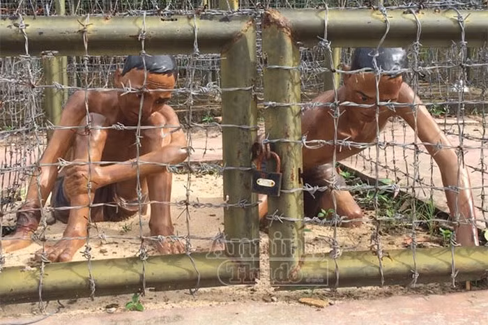 Chuồng cọp - một trong những hình thức tra tấn dã man tại nhà tù Phú Quốc