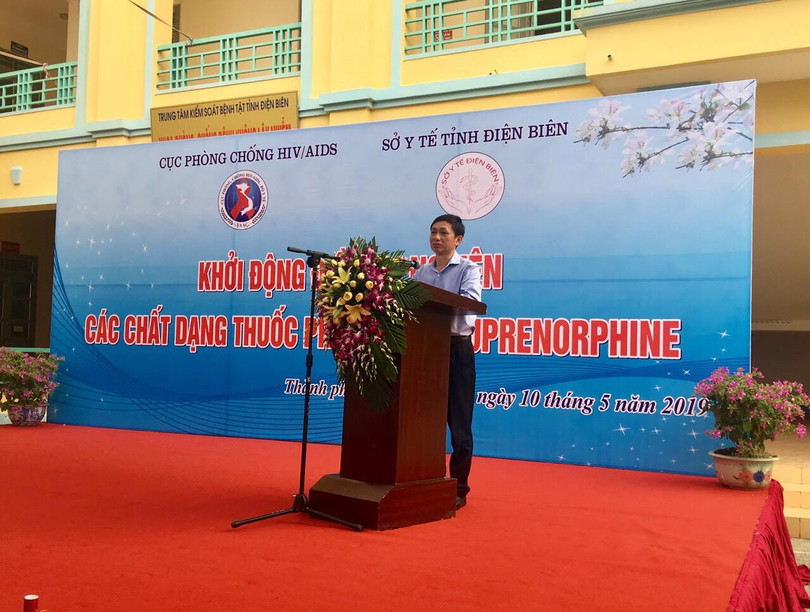 Ông Nguyễn Hoàng Long - Cục trưởng Cục Phòng, chống HIV/AIDS, Bộ Y tế phát biểu tại sự kiện