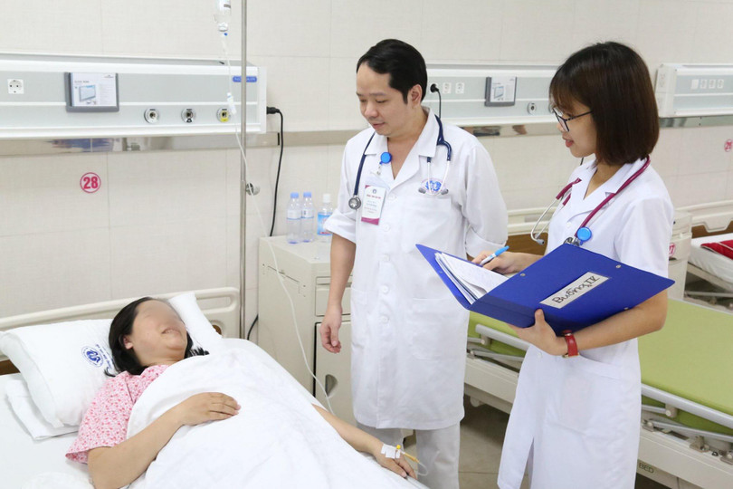 Chị H. được chăm sóc tại Bệnh viện đa khoa tỉnh Phú Thọ sau khi sinh con