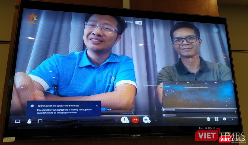 Kết nối 7 điểm cầu qua giải pháp hội nghị trực tuyến CoMeet.