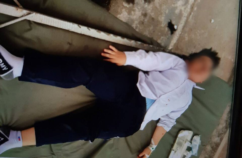 S. gặp tai nạn khi đang học nhảy cao ở trường