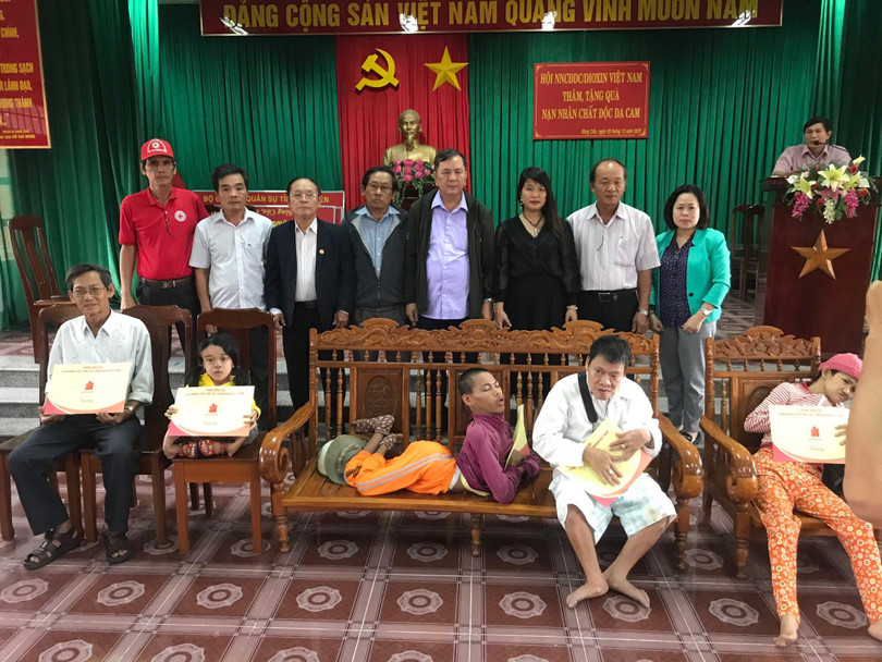 Tặng quà tại huyện SC tỉnh Phú Yên.