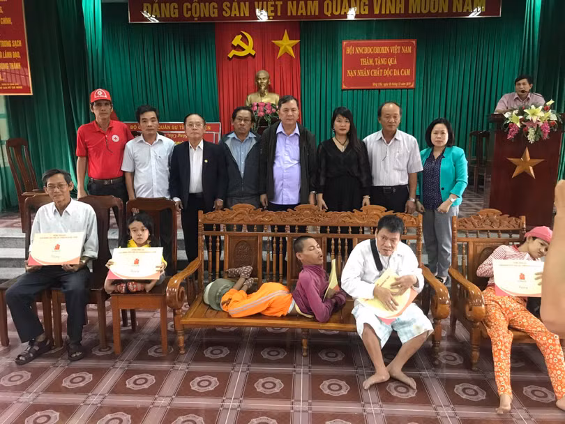 Tặng quà tại huyện SC tỉnh Phú Yên.