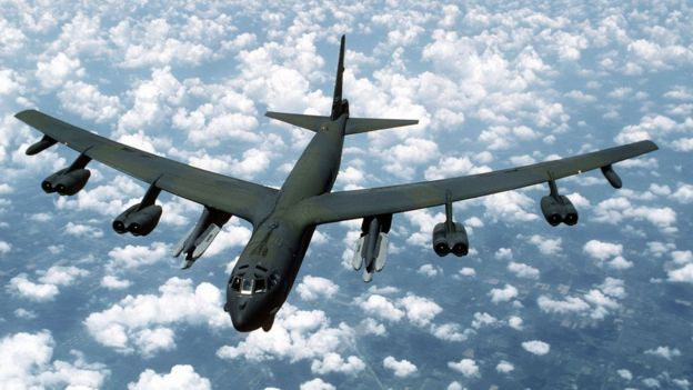 Hình một chiếc B-52G chụp nhiều năm sau Chiến tranh Việt Nam. Loại phi cơ ném bom này được cho là có 'tuổi thọ' cao.