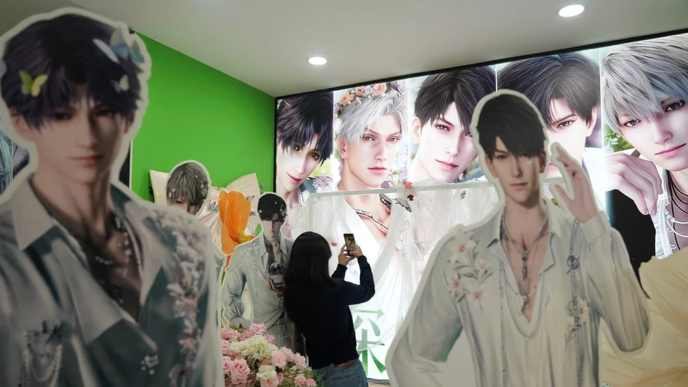 Nhân vật từ trò chơi di động Love and Deepspace. Ảnh: Reuters.