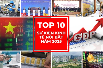10 sự kiện kinh tế 2025 nổi bật: Tăng trưởng cao nhất khu vực, kinh tế tư nhân trỗi dậy