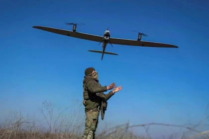 Một loại UAV quân sự của Ukraine. Ảnh: Reuters.