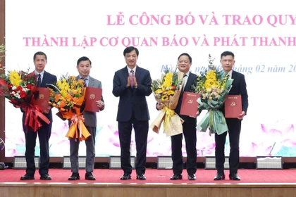 Hà Nội công bố lãnh đạo Cơ quan Báo và Phát thanh, Truyền hình sau sáp nhập 6 cơ quan báo chí