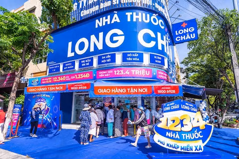 Cổ phiếu chủ chuỗi nhà thuốc Long Châu tăng trần 3 phiên liên tiếp