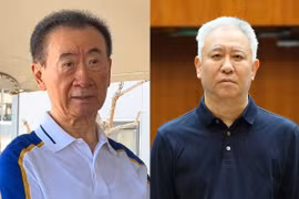 Cùng rơi vào khủng hoảng nợ nhưng tỷ phú Vương Kiện Lâm (Chủ tịch Wanda) vẫn tiếp tục kinh doanh, còn Hứa Gia Ấn thì vào tù. Ảnh: Sohu.