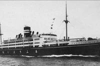 Con tàu Oryoku Maru bị đánh chìm tại vịnh Subic vào năm 1944. Ảnh: Wiki.