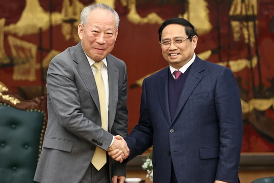 Tổng bí thư Tô Lâm tiếp Đại sứ Hoa Kỳ tại Việt Nam Marc Evans Knapper. Ảnh: TTXVN.