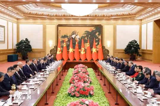 Tổng bí thư, Chủ tịch nước Tô Lâm hội đàm với Tổng bí thư, Chủ tịch nước Trung Quốc