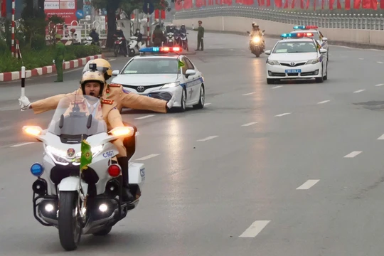 Điều chỉnh phân luồng giao thông phục vụ Đại hội Đảng XIV