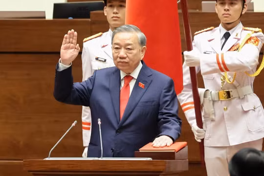 Lời tuyên thệ và phát biểu của Tổng bí thư, Chủ tịch nước Tô Lâm