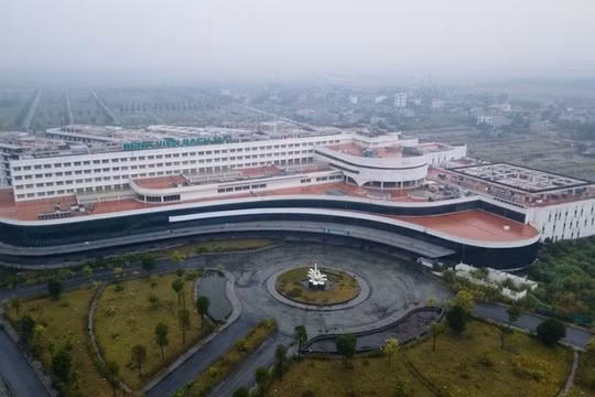 Dự án Bệnh viện Bạch Mai cơ sở 2. Ảnh: Như Hoàn.