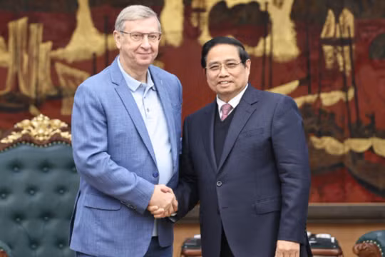 Thủ tướng tiếp chủ tịch tập đoàn kinh tế tư nhân lớn nhất của Nga