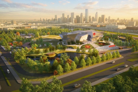 Phối cảnh bảo tàng Đảng Cộng sản Việt Nam. Ảnh: Cổng thông tin Đảng Cộng sản.