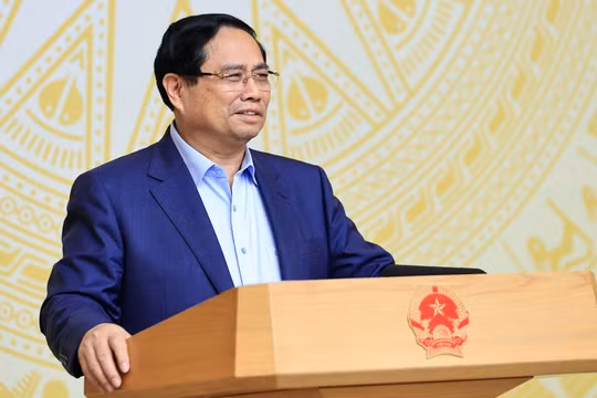 Thủ tướng Phạm Minh Chính, Chủ tịch Hội đồng Thi đua-Khen thưởng Trung ương, chủ trì phiên họp lần thứ 17 của Hội đồng nhiệm kỳ 2021-2026. Ảnh: VGP.