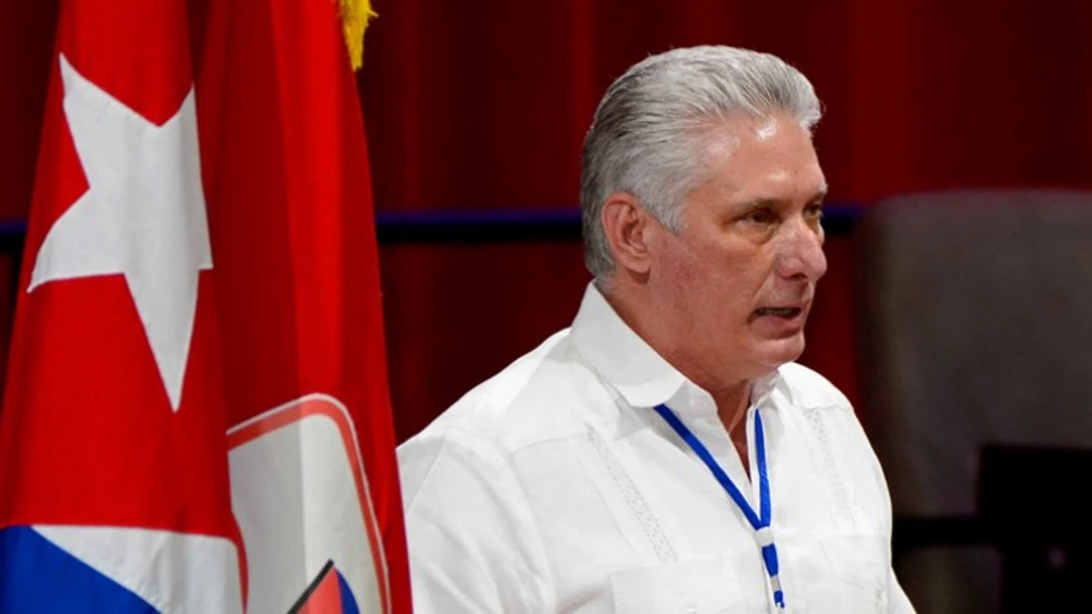 Chủ tịch Cuba Miguel Díaz-Canel xác nhận đã tổ chức các cuộc đối thoại với phía Mỹ. Ảnh: Xinhua.