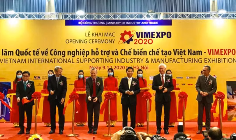 Triển lãm VIMEXPO 2020 mở cửa đón khách tham qua từ 9-11/12/2020 tại Trung tâm Triển lãm quốc tế ICE Hà Nội.