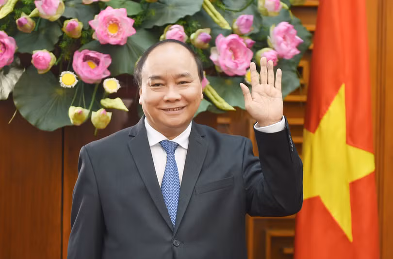 Thủ tướng Nguyễn Xuân Phúc lên đường thăm chính thức Hoa Kỳ theo lời mời của Tổng thống Donald Trump. - Ảnh: VGP/Quang Hiếu
