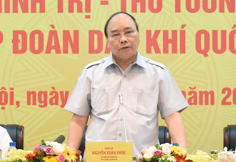 Thủ tướng Nguyễn Xuân Phúc làm việc với Tập đoàn Dầu khí Việt Nam.