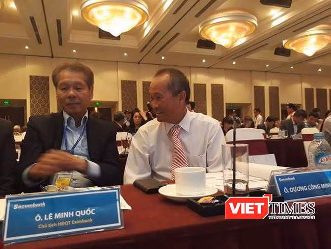 Ông Dương Công Minh tại ĐHĐCĐ Sacombank