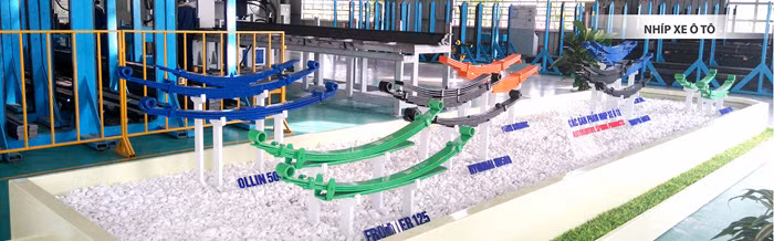 Sản phẩm Nhíp ô tô do Thaco sản xuất đã được xuất khẩu sang thị trường Hàn Quốc