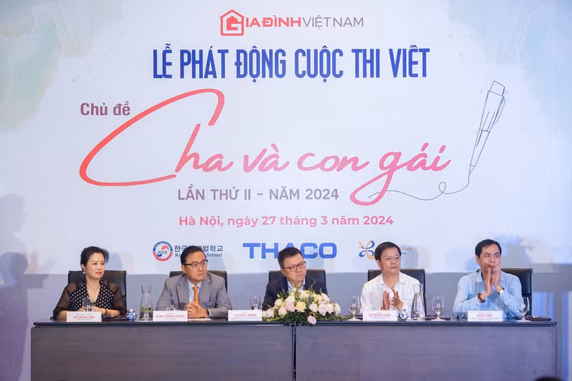 Khách mời và Ban Giám khảo cuộc thi "Cha và con gái" lần thứ 2 năm 2024