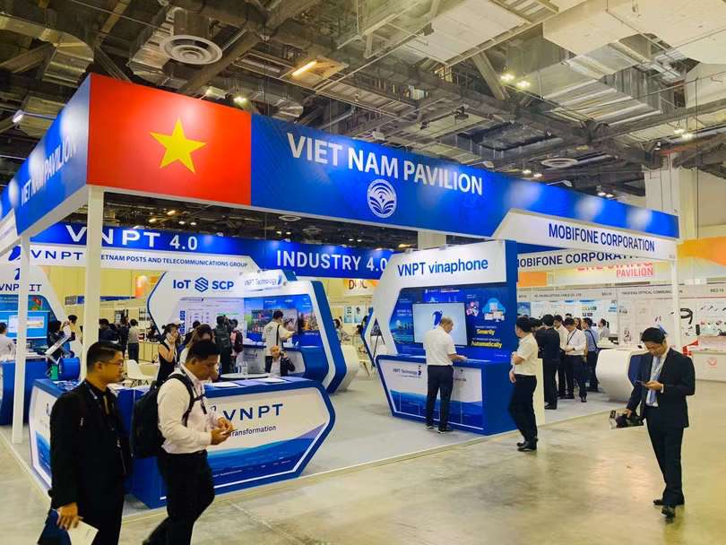 Gian hàng VNPT tại Connect Tech Asia 2019