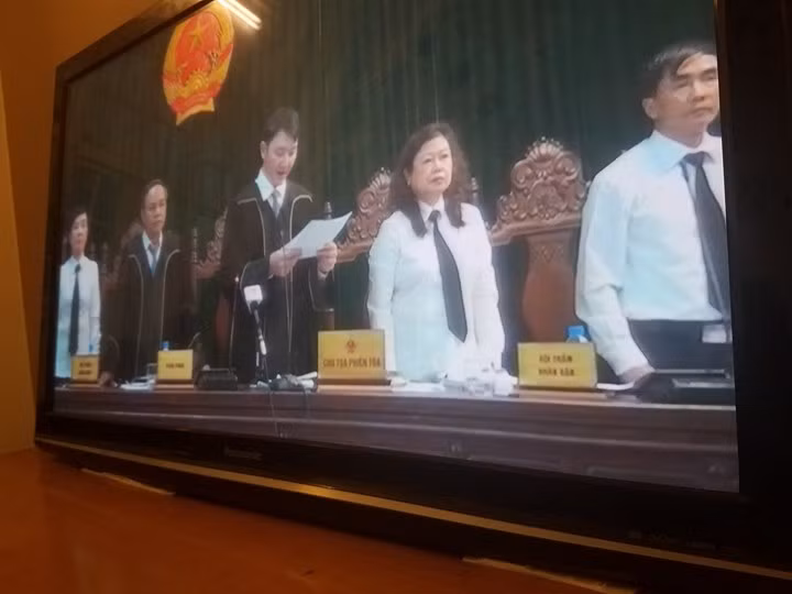 HĐXX tuyên án- Ảnh: XT