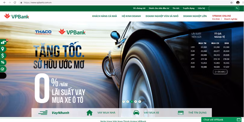 VPBank là một trong những ngân hàng tiên phong trên thị trường đưa các dịch vụ ngân hàng số vào ứng dụng thực tiễn.