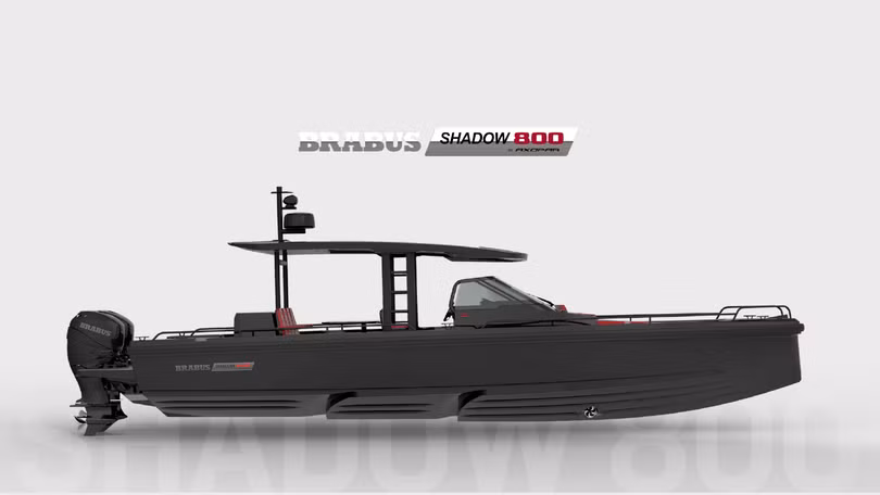 Brabus Shadow 800: Chiếc sedan thể thao trên biển ảnh 3