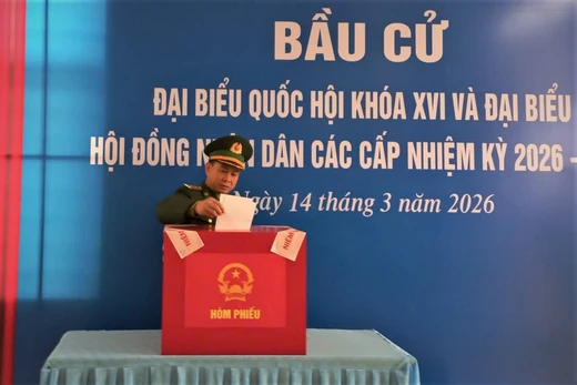 Những lá phiếu sớm của cử tri Đặc khu Bạch Long Vĩ