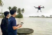 Hiện CT UAV đang sở hữu công nghệ UAV kháng gió cực đoan. Ảnh: CT Group